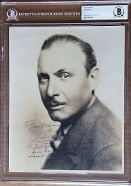 Silent Movies Star LEW CODY Signed 8x10 Photo Moe Howard Collection BAS  Slabbed