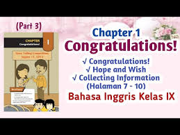 We did not find results for: Bahasa Inggris Kelas 9 Congratulations Hope And Wish Chapter 1 Pembahasan Halaman 7 S D 10 Youtube