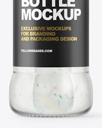 Download Glass Bottle With Tartar Sauce Mockup In Bottle Mockups On Yellow Images Object Mockups PSD Mockup Templates