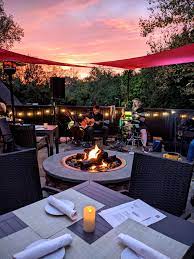 Featuring seating for 4 and a stylish gas fire table as your center piece, you will love hosting outdoors all summer long. Nj Restaurants With Fire Pits For Outdoor Dining