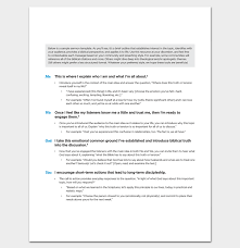 Sermon Outline Template In Pdf Sermon Sermon Notes Words