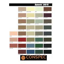 Tremco Color Pack Chart