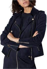 Armani Exchange Faux Suede Zip Up Moto Jacket Leggings Are Not Pants Zip Ups Size Girls