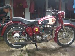 Image result for Red 1958 Motorcycle