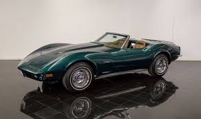 Image result for Blue Green 1973 Corvette