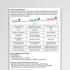 Page 2 provides a worksheet to guide the change process. Assertiveness Training Activity Worksheets Handouts Psychology Tools