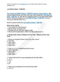 Pai kelas 8 halaman 173 kurikulum 2013 brainly latihan soal dan. 50 Contoh Soal Ukk Pai Kelas 8 Smp Mts Semester Genap