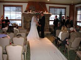 Small Indoor Wedding Ceremony In The Pioneer Club Indoor Wedding Wedding Indoor Wedding Ceremonies