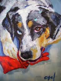 Bad Dog Painting Canine Art Animal Paintings Dog Paintings