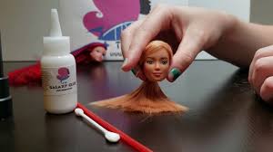 Cutting your doll's hair can be a great way to give it a fresh new look. How To Seal Doll Hair Inside The Head With Glue The Doll Planet Tutorial Youtube