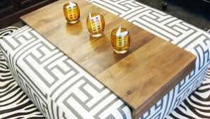 Have you got an ottoman / footstool or coffee table in the centre of your living room and want to make more of a feature of it? Square Ottoman Coffee Table Tray