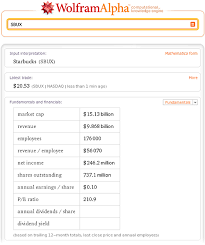 Computing Stock Data In Real Time Wolfram Alpha Blog