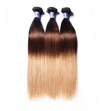 Unice Hair Kysiss Series Hair 3 Bundles Three Tone Ombre Straight Human Virgin Hair Weaving