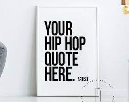90s printable hip hop quotes artists. Rap Lyrics Poster Etsy