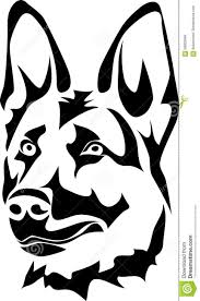 Black And White German Shepherd Painting Head Of German Shepherd Dog Download From Over 64 Million High Quality Stock Photos Images Vectors Sign Up F German Shepherd Dogs Dog Wall Art Dog Drawing