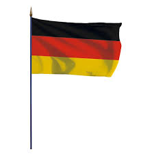 Le drapeau actuel de la république f édérale allemande a été adopté en 1949. Drapeau Allemagne Drapeau Allemand Avec Hampe Doublet