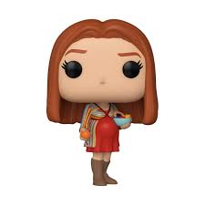 Amazon Com Funko Pop Marvel Wandavision Pregnant 70 S Wanda Vinyl Figure Multicolor 3 75 Inches Toys Games