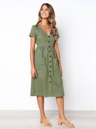 Pattern Solid Color Occasion Casual Daily Material Cotton Dacron Color Red Black Burgundy Yellow L Elegant Dresses Short Modest Dresses Midi Short Sleeve Dress