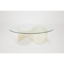 1990s 1990s White Tessellated Stone Wavy Base Coffee Table With Glass Top For Sale Image 5 Of 12 Glass Top Coffee Table Coffee Table Glass Top