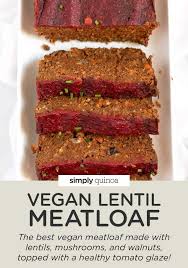 Vegan Lentil Meatlaof Not Soggy Simply Quinoa Recipe In 2020 Food Processor Recipes Vegetarian Vegan Recipes Recipes