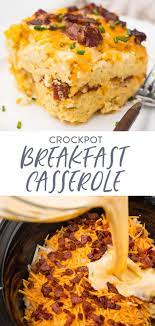 Crockpot Breakfast Casserole Recipe Breakfast Crockpot Recipes Crockpot Breakfast Casserole Crockpot Breakfast