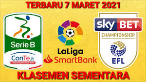 Besides serie a scores you can follow 1000+ football competitions from 90+ countries around the world on flashscore.com. Terbaru 7 Maret 2021 Klasemen Sementara Championship Serie B Segunda Devision Youtube