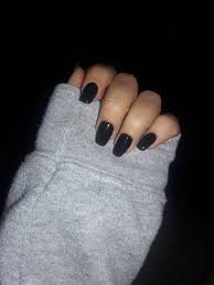 It takes serious guts to be able to wear stunning black coffin acrylic nails like these, especially on such a bright summer day when everyone else seems to be. Short Black Coffin Nails Follow Me Ninaajaade Square Acrylic Nails Black Coffin Nails Short Acrylic Nails