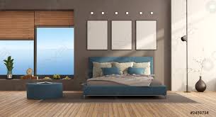 From general topics to more of what you would expect to find here, lovelyving.com has it all. Modernes Blaues Und Braunes Schlafzimmer Foto Vorratig Crushpixel