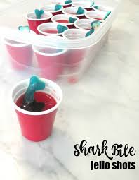 We are all for the crea. Shark Bite Jell O Shots For Adults Or Kids Real And Quirky