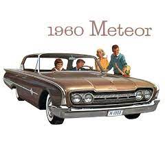 Meteor Rideau 1960 Brown Ad Car Automobile Advertising Classic Cars