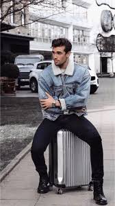 50 Stylish Ways To Wear A Shearling Coat Fashion Tips For Men Images Mens Winter Fashion Trends Mens Outfits Mens Winter Fashion