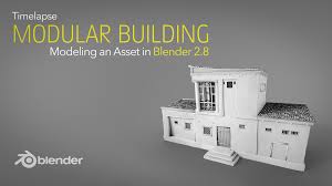 Blender 2 8 Complete Beginners Guide To 3d Modelling A Scene Timelapse Modeling A Modular Building Asset Blender 2 8 Blendernation In 2020 Blender Tutorial Blender Blender Models