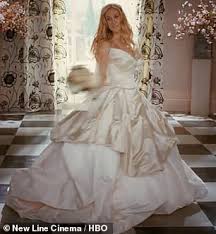 Vivienne westwood harlequin small bas relief pendant peach. Rarely Seen Photos Of Sarah Jessica Parker And Couture Wedding Dresses From Sex And The City Daily Mail Online