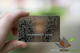 It's a combination of design skill, material quality make every impression a lasting one. Metal Cards Metal Wood Business Cards