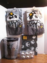 Best modern home design and furniture ideas for nightmare before christmas bathroom sets. Nightmare Before Christmas Wastebasket Set Shower Curtain Hooks Towel Set Collectib Nightmare Before Christmas Before Christmas Christmas Bathroom Decor