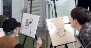 Want to join the tamagang 🍳🍚? Bts Aren T The Best When It Comes To Drawing And Their Struggle Is Funny Af Koreaboo