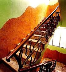 Casa Mila Wrought Iron Interior Staircase Casa Mila Gaudi Architecture Interior Staircase