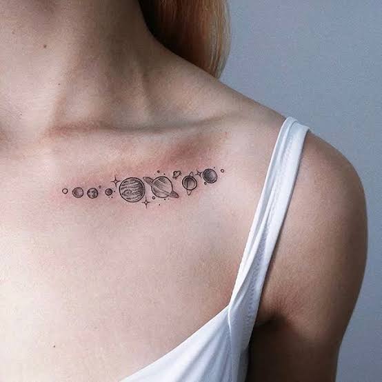 Solar System Tattoo