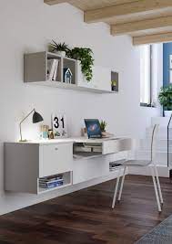 Creatively utilize your available space by installing modernized space saving desk. How To Create A Home Office With Space Saving Desks Atim