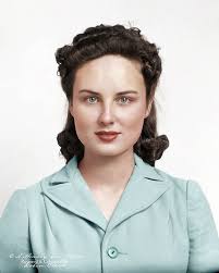 From my glass negative collection, this portrait by W. J. Ramsey shows a  young woman seated gracefully, her short bob haircut and satin dress  capturing the style of 1930s Gainesville, GA.