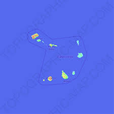 Jun 07, 2021 · die fluggesellschaft cabo verde airlines wird am 18. Topografische Karte Kap Verde Hohe Relief