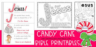 The legend of the candy cane. Candy Cane Bible Printables Christian Preschool Printables