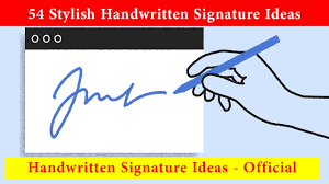 Anwar ibrahim mengatakan, dia akan memulihkan aliansinya yang terpilih pada 2018 tetapi runtuh setelah muhyiddin yassin menarik partainya dari. 54 Stylish Handwritten Signature Ideas Handwritten Signature Ideas Official Youtube