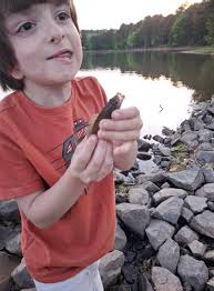 Grandson catches first fish with dad at Lake Nacimiento