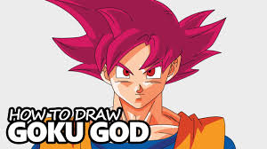 The evolution of super saiyan. How To Draw Goku Super Saiyan God Dragon Ball Z Easy Step By Step Drawing Tutorial Youtube