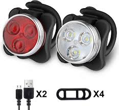 Bike Light Set Super Bright Usb Rechargeable Bicycle Lights Waterproof Mountain Road Bike Lights Rechargeable Safety Easy Mount Led Cycle Lights Usb Cycling Front Light Rear Light Walmart Com