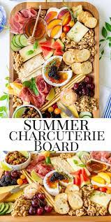 Summer Grazing Charcuterie Board Recipe Charcuterie Inspiration Charcuterie Recipes Food Platters