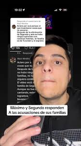 Respuesta a @Maxi Medina MAXIMO Y SEGUNDO RESPONDEN A LAS ACUSACIONES DE  QUE SUS FAMILIAS HABIAN INSULTADO A LA SOLE #greenscreen