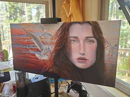 Tribute to a beloved corgi, Koby, through a painting