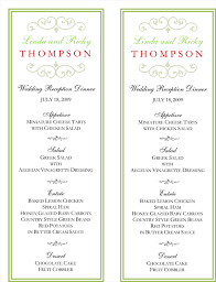 Download them, print or send your invitations online with rsvp! 9 Free Wedding Menu Templates Beautiful Designs Word Format